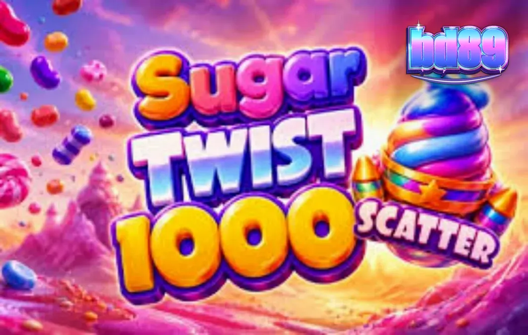 Sugar Twist 1000 স্লট গেমের রঙিন ক্যান্ডি গ্রিড এবং ইন্টারফেস